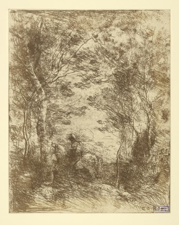 Le petit cavalier sous bois