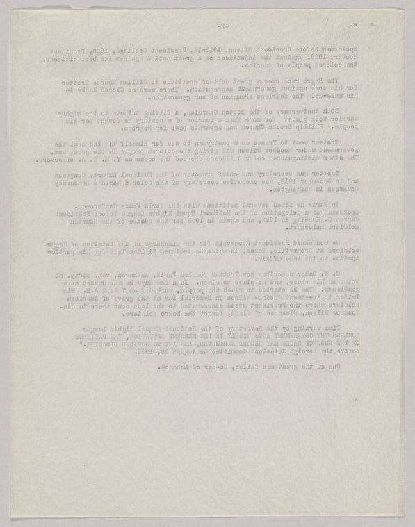 Trotter, William Monroe -- Biographical Information
