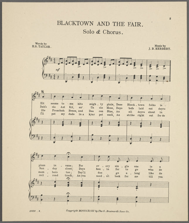 Blacktown and the fair