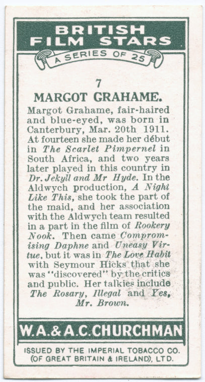 Margot Grahame.