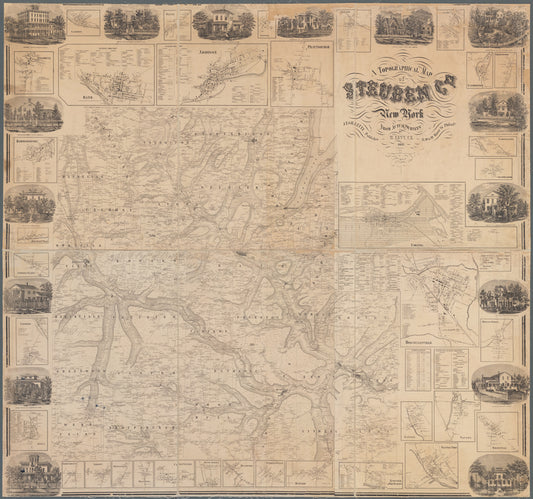 A topographical map of Steuben Co., New York: from actual surveys