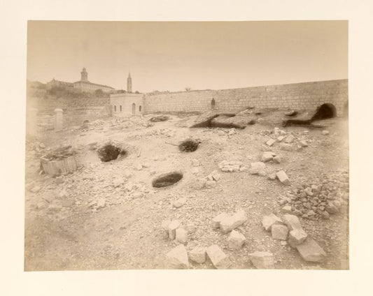Landscape (a church in the horizon with the bell tower)