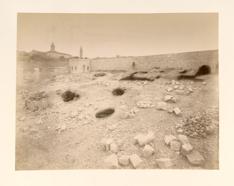 Landscape (a church in the horizon with the bell tower)