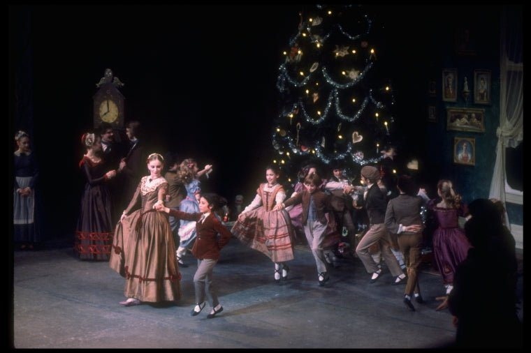 Children dancing, in a New York City Ballet production of "The Nutcracker" (New York)