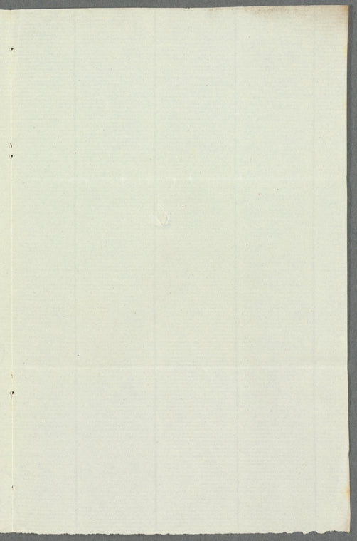 Hugh Hammersley to Jane Porter, autograph letter signed