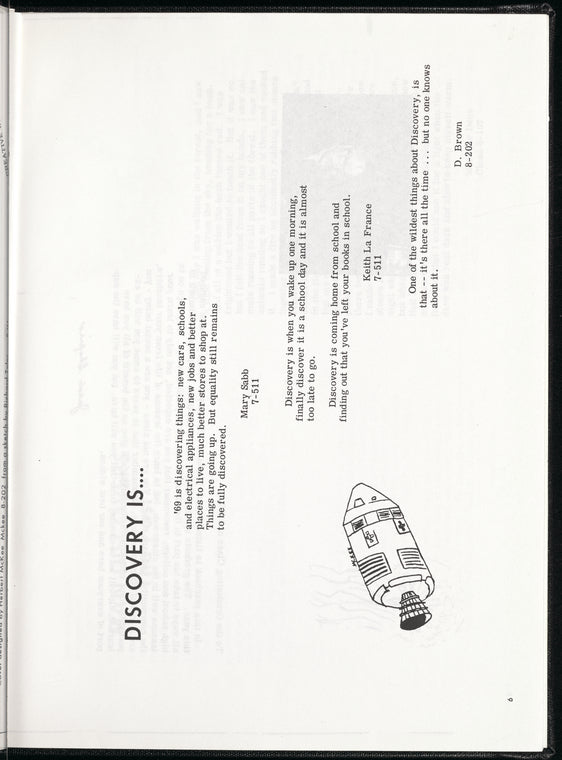 Discovery Wadleigh Way: 1969