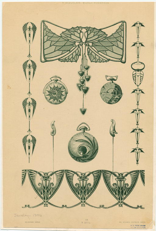 Jewelry, Paris, France, 1901s