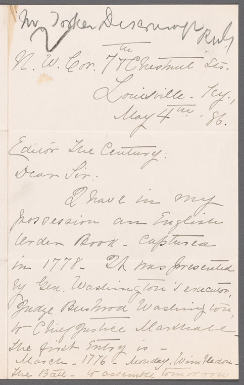 Marshall, Sallie Ewing