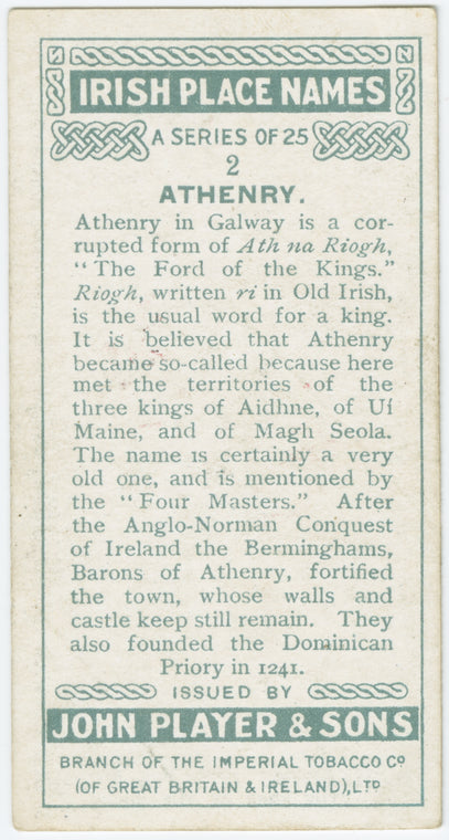 Athenry, Áth Na Riogh: The ford of the kings