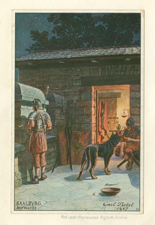 Saalburg: Auf Wache [on guard]