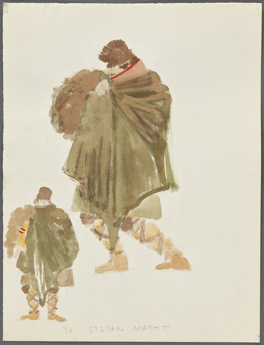 Lysistrata: Costume sketch for Stephen Macht