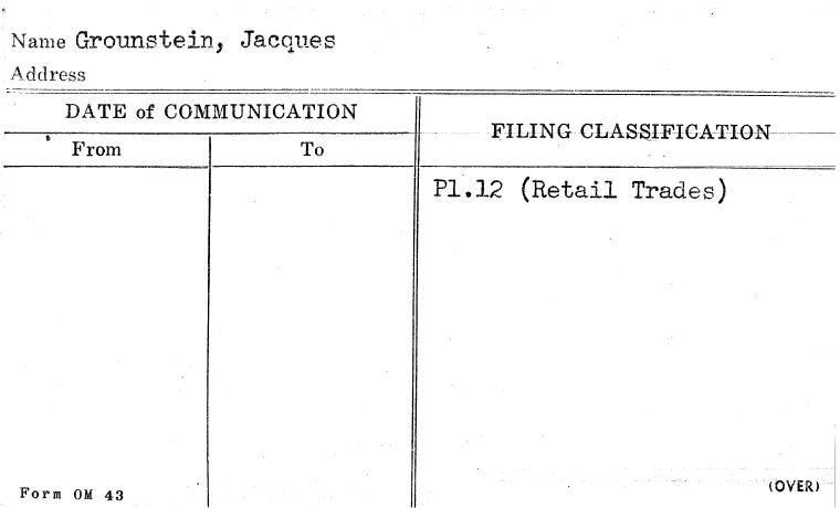 Grounstein, Jacques