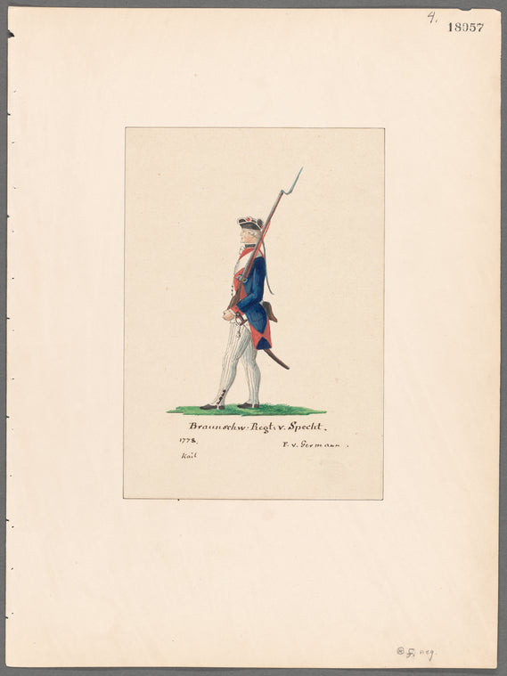 Braunschw. Regt v. Specht. 1778