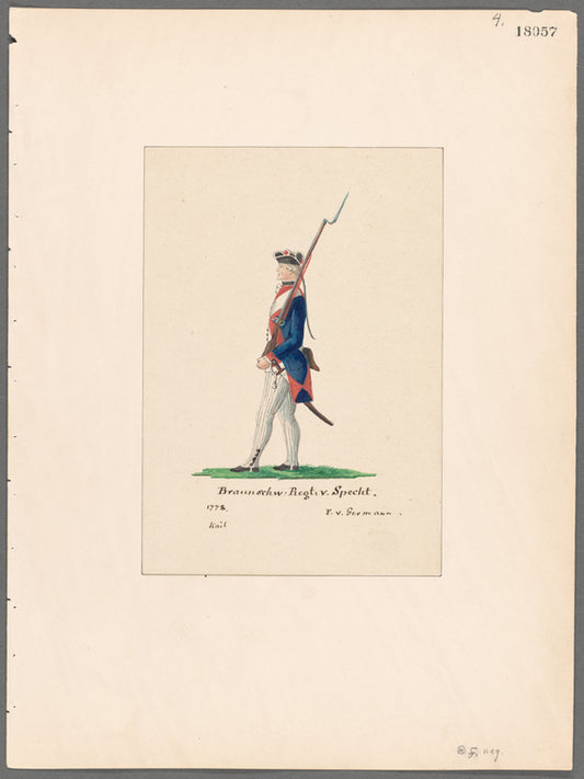 Braunschw. Regt v. Specht. 1778