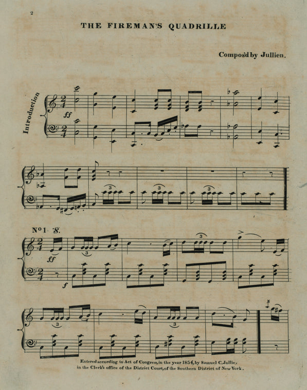 The fireman's quadrille