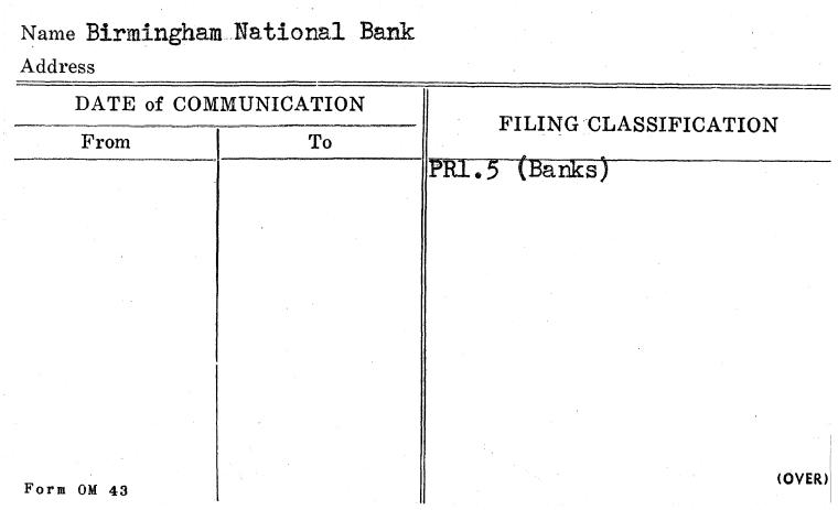 Birmingham National Bank