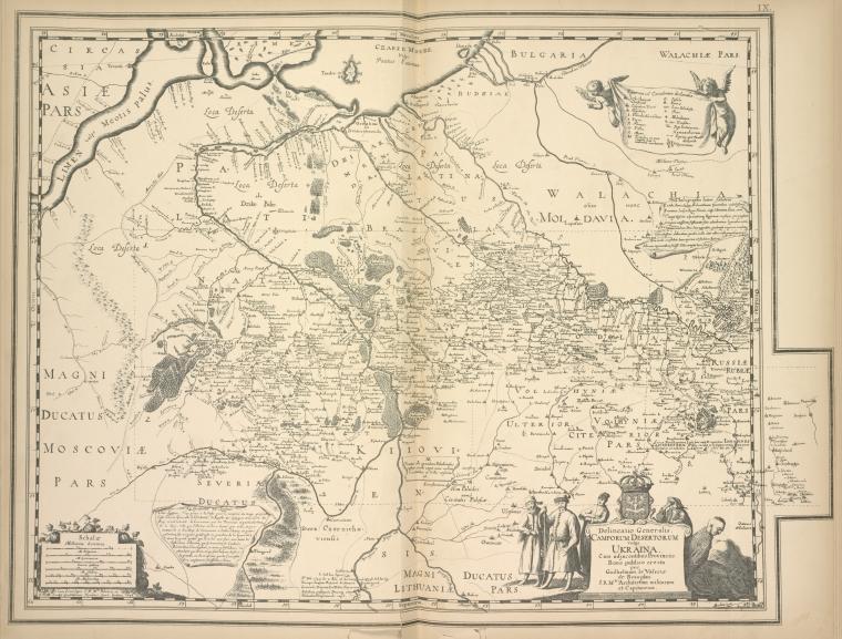 General'naia karta Ukrainy G. de Boplana 1648/51g. Str.21