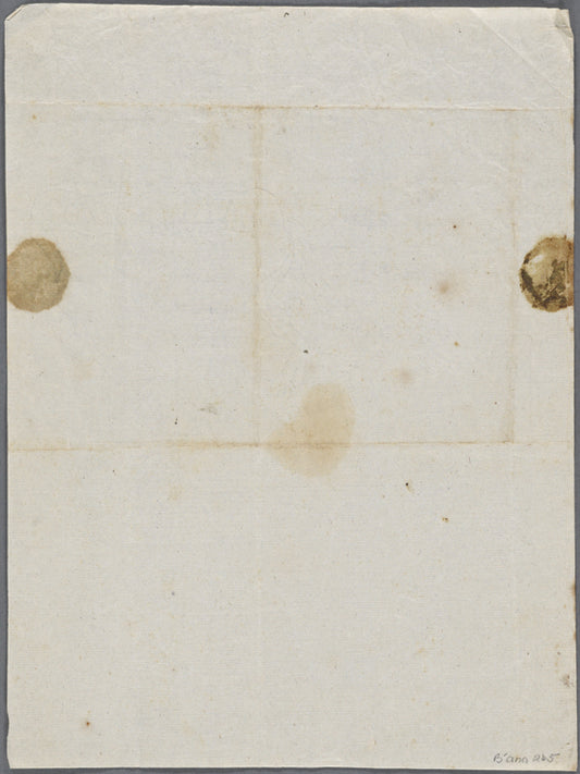 Autograph letter unsigned to Lord Byron, ?January-?March 1818