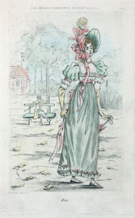 1801 [Women's fashion in nineteenth-century Paris]