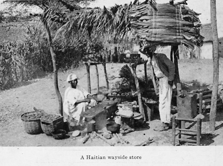A Haitian wayside store.