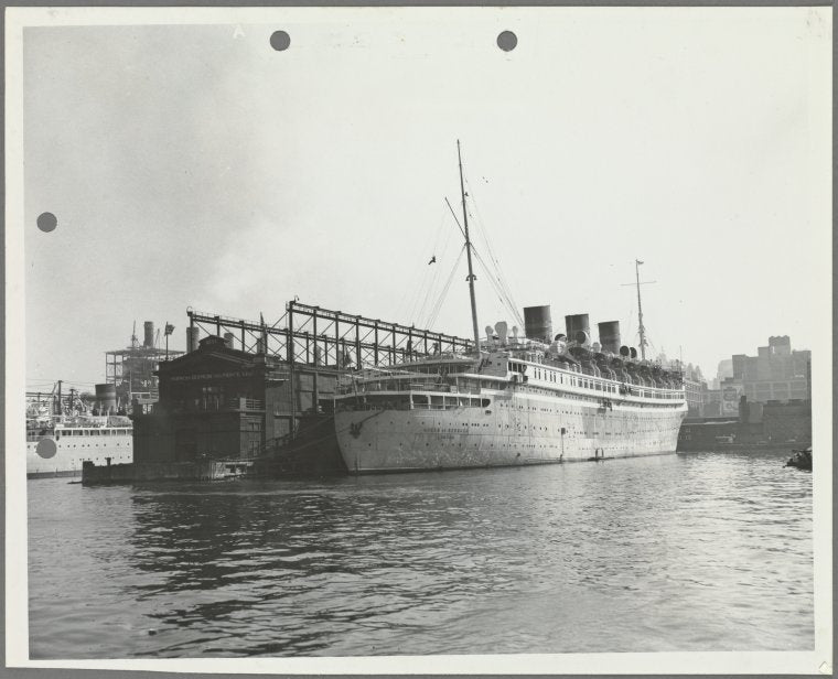 Furness Bermuda and Prince Lines at Pier 95, North River