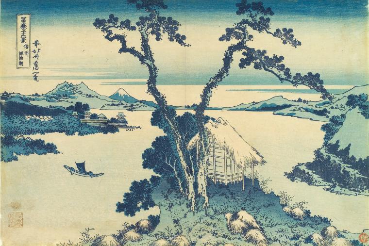 Lake Suwa, Province of Shinano.