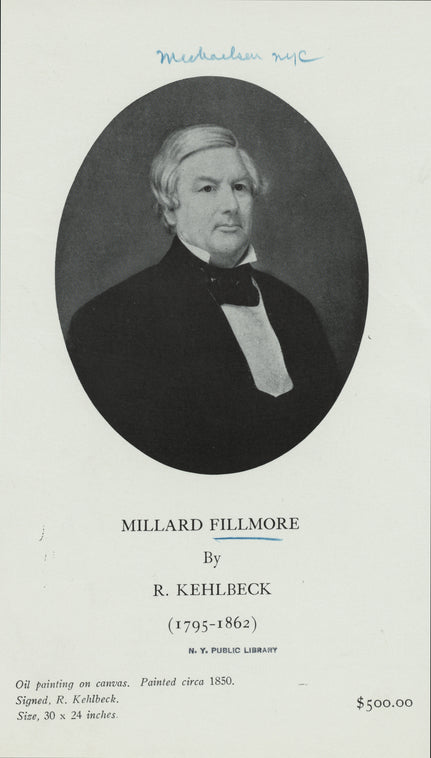 Millard Fillmore.