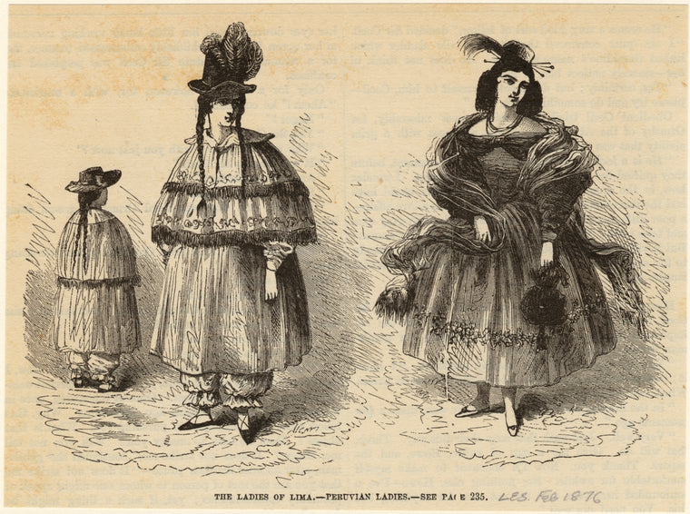 The ladies of Lima, Peruvian ladies