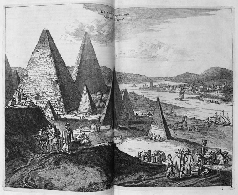 Egiptische Piramiden.  Piramides D'Egypte.