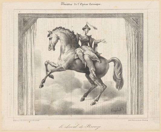 Théâtre de l'Opéra Comique. Le cheval de bronze