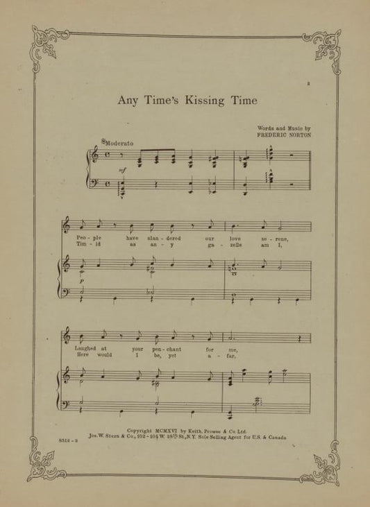 Any time's kissing time