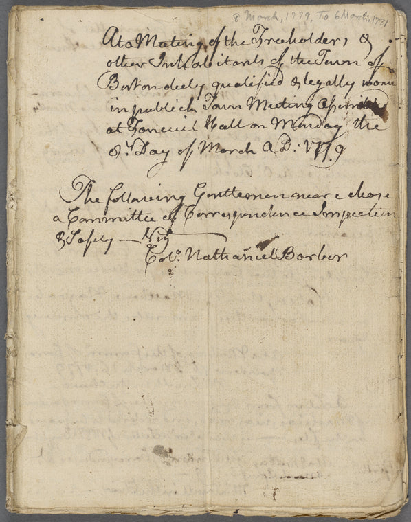 1779 March 8-1781 March 6
