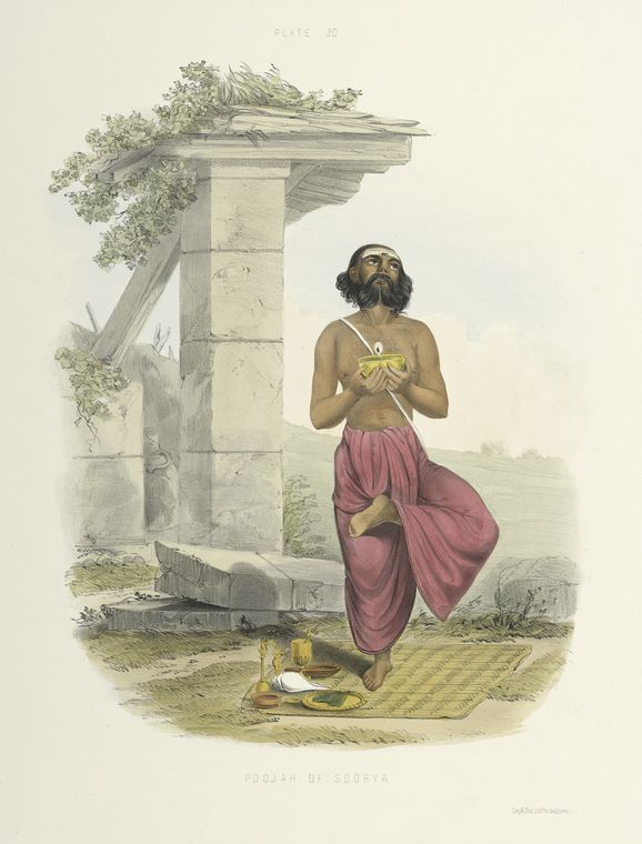 Poodjah [Pûjâ] of Soorya [Sûrya]
