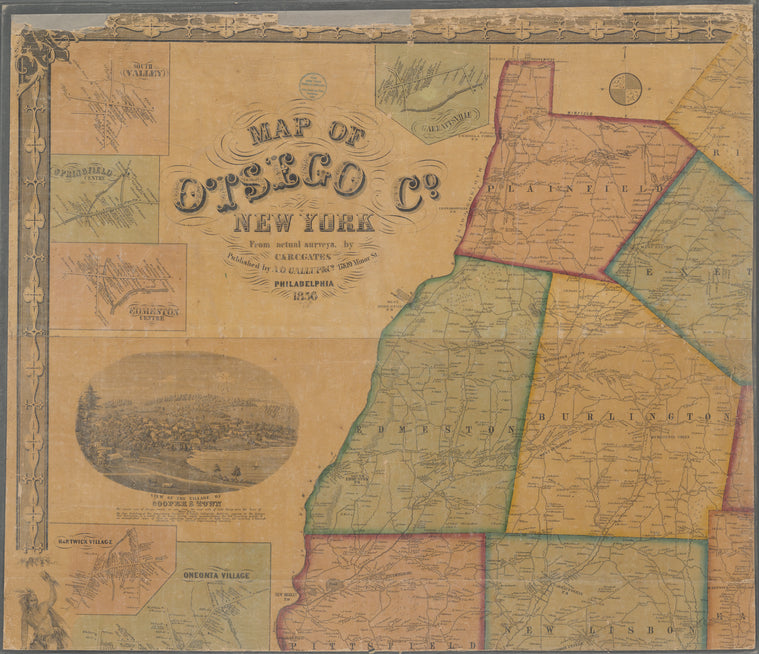 Map of Otsego Co., New York: from actual surveys