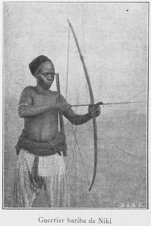 Guerrier bariba de Niki.