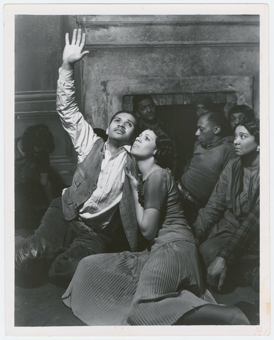Todd Duncan and Anne Brown in the stage production Porgy and Bess