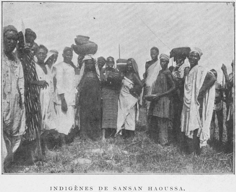 Indigènes de Sansan Haoussa.