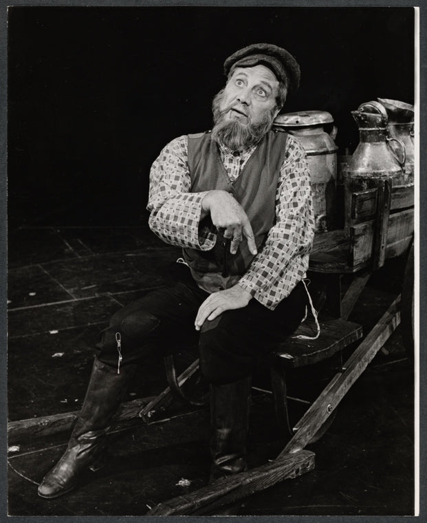 Luther Adler in the stage production Fiddler on the Roof