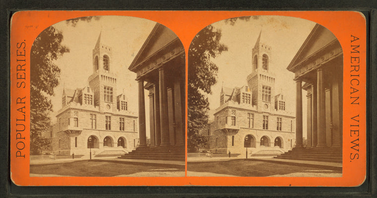 Hampden County Court House--First Church on the right.