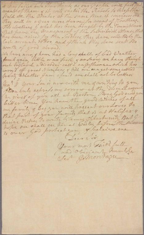 Letter to Nathaniel Coffin, Boston