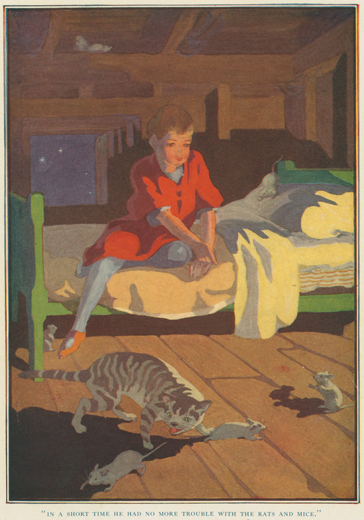 In a short time he had no more trouble with the rats and mice."