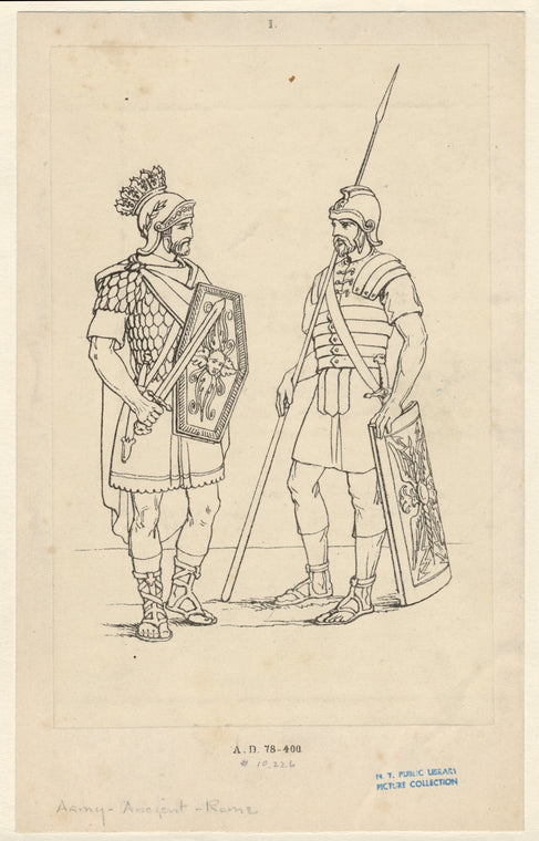 British soldiers under the Roman Empire, A.D. 78-400