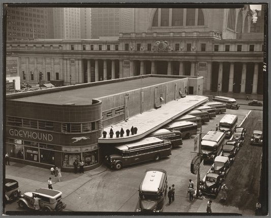 Greyhound Bus Terminal, 33rd and 34th Streets between Seventh and Eighth Avenues