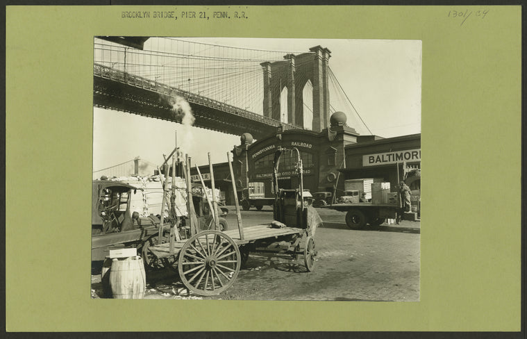 Bridges - Brooklyn Bridge - Pier 21 - Pennsylvania Railroad.