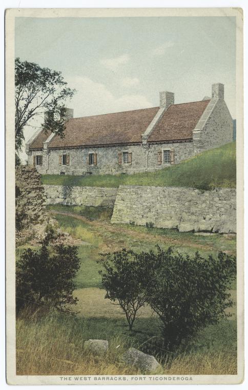 The West Barracks, Fort Ticonderoga