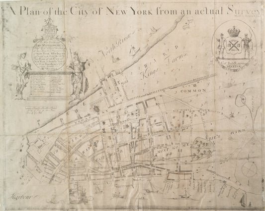 A plan of the city of New York from an actual survey