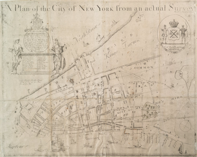 A plan of the city of New York from an actual survey