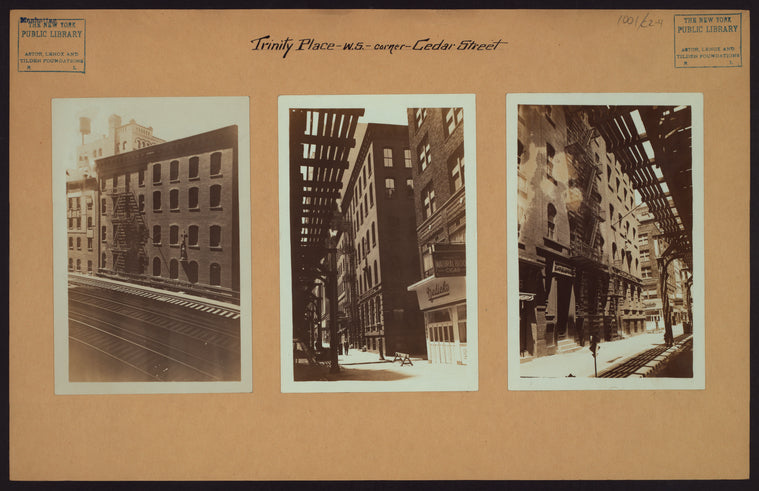 Manhattan: Trinity Place - Cedar Street