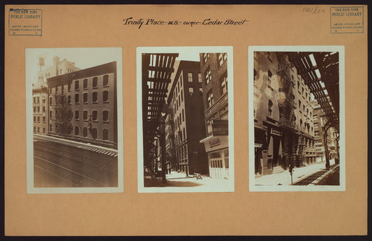 Manhattan: Trinity Place - Cedar Street