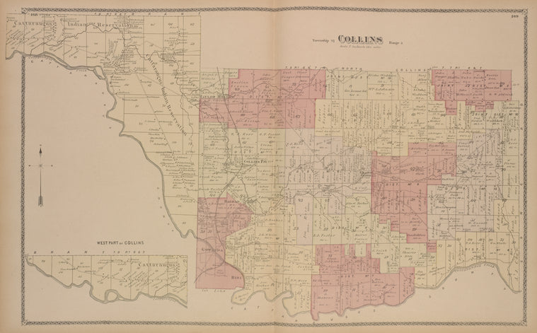 West Part of Collins [Village]; Collins [Township]